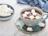 Hot Chocolate with Marshmallows and Wipped Cream