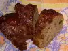 Икономичен кекс със сладко от ягоди и орехи