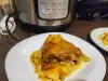 Пилешки бутчета върху канапе в Instant Pot + air fryer