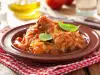 Пиле по италиански с доматен сос