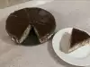 Schokoladenkuchen mit Löffelbiskuit