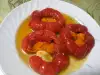 Geroosterde paprika met knoflook (zonder te koken)