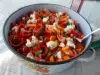 Marinated Chopped Bell Peppers with Cauliflower