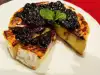 Baked Camembert Cheese with Blueberry Jam