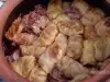 Капама - свински кокали с кисело зеле
