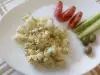 Карфиол с яйца по гръцки