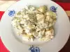 Aardappelsalade met augurken en mayonaise