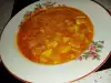 Картофена супа с доматено пюре