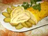 Potato Roll with Mozzarella and Ham