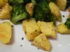 Картофи с броколи на фурна