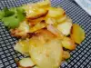 Zwiebelkartoffeln im Ofen