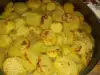 Печени картофи с копър и черен пипер