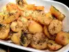 Oven-Sautéed Potatoes with Dill
