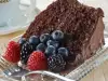 Празнична шоколадова торта с ликьор