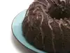 Cake with Chocolate Glaze