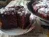 Brownie Cake with a Glaze