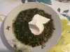 Пролетна супа с кервел и булгур