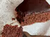Кето шоколадов кейк с глазура