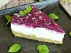 Keto Cheesecake with Blueberry Cream