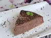 Keto Cake with Chocolate Topping