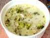 Sopa Keto de Pollo y Brócoli