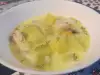 Куриный кето-суп с кабачками