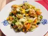 Salat mit Quinoa und Sesamdressing