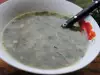 Зелена супа с лапад и праз