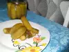 Консервирани кисели краставички