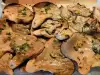 Sautierte Austernseitlinge im Ofen