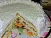 Кокосовый торт со сгущенкой