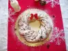 Christmas Wreath with Cinnamon and Almond Marzipan