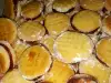 Mekani božićni kolači sa maslacem sa slatkom od borovnica