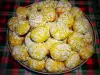 Christmas Crinkle Cookies with Turmeric