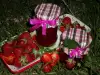 Makkelijke confituur van aardbeien