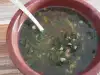 Zelena prolećna supa sa heljdom i bulgurom