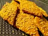 Crackers met honing en sesam tahini