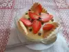 Dairy Dessert with Strawberries