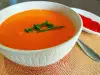 Постна оранжева крем супа с чушки