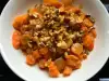Морковена салата с круши и орехи