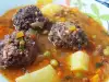 Meatballs with Peas and Potatoes