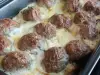 Meatballs with Leeks and Processed Cheese