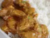 Pollo al curry con pechuga