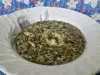 Kuvano sveže zelje sa piletinom i pirinčem