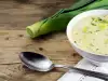 Млечна крем супа от праз