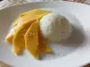 Kleefrijst met mango