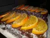 Лесна шоколадова торта с портокали