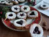 Christmas Linzer Cookies with Marmalade