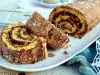 Turkish Delight Roll with Roasted Walnuts