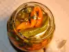 Canned Hot Peppers with Honey and Carrots
